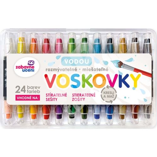 Kresli a maž - Vodou rozmývatelné voskovky 1