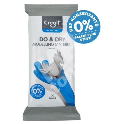 Modelovací hmota Creall Do&Dry, samotvrdnoucí, hypoalergenní, 500g 1
