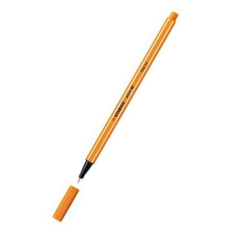 Liner STABILO Point 88, 0,4mm, oranžová