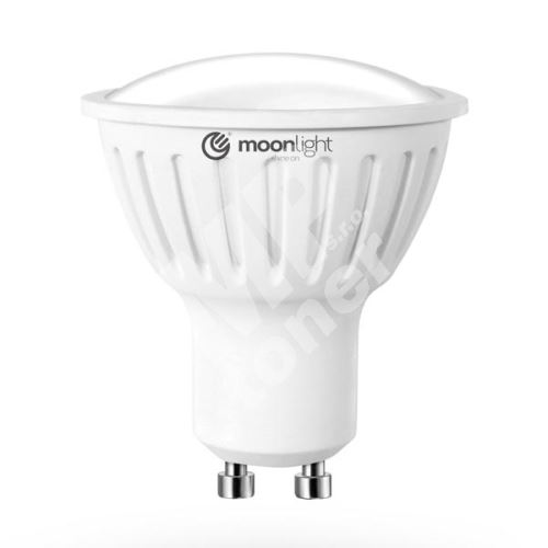LED žárovka Moonlight GU10, 220-240V, 7W, 570lm, 6000k, studená, 50000h, 2835, 1