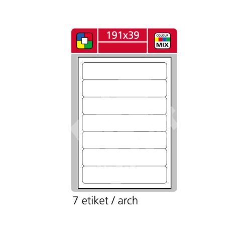 Samolepící etikety SK LABEL 191 x 39 mm, zelené 1