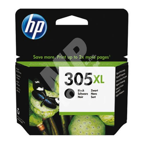 Cartridge HP 3YM62AE, black, No.305XL, originál 1