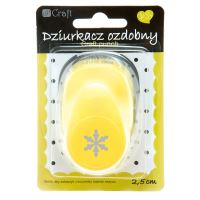 Dekorativní děrovačka DP Craft 2,5 cm - vločka 3 Dekorativní děrovačka DP Craft 2,5 cm - vločka 3
