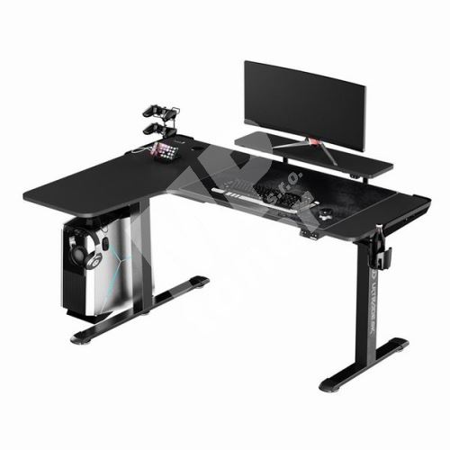 Herní stůl Ultradesk Winger, 111x155x60x75-122 cm, elektricky nastavitelný 1