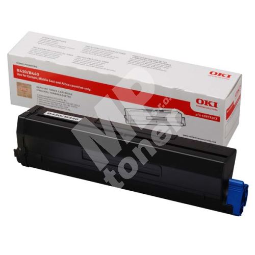 Toner OKI 43979202 B430 originál 1