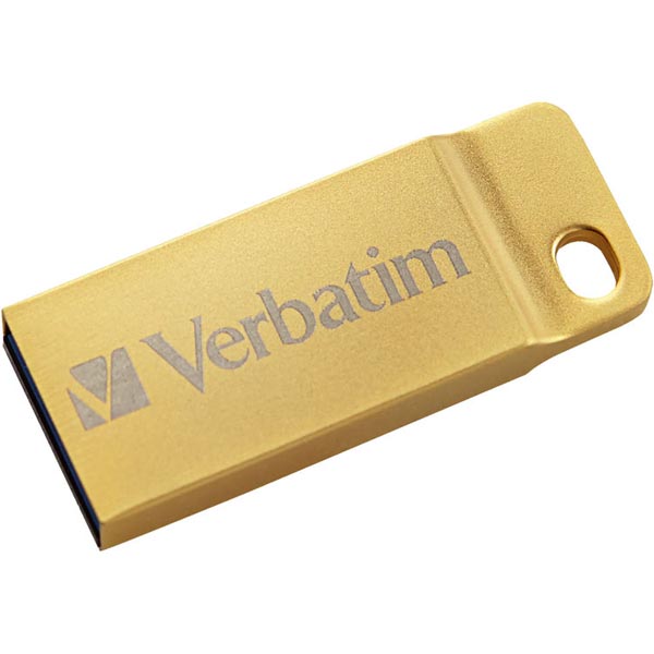 64GB Verbatim Store'n'Go Metal Executive, USB flash disk 3.0, 99106, zlatá