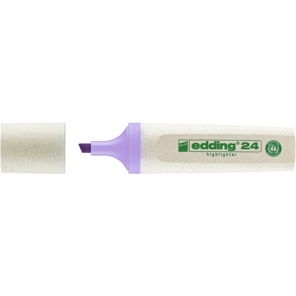 Zvýrazňovač Edding 24 EcoLine, pastelově fialová