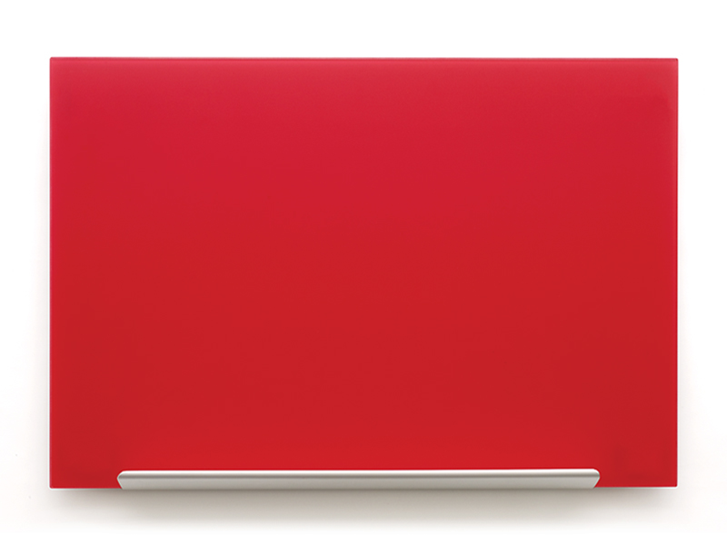 Skleněná tabule Nobo Diamond glass 99,3x55,9 cm, red
