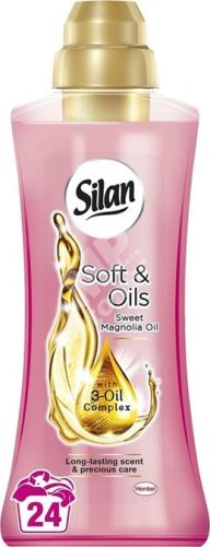 Silan Soft & Oils Sweet Magnolia avivážní prostředek koncentrát 24 dávek 600 ml 1
