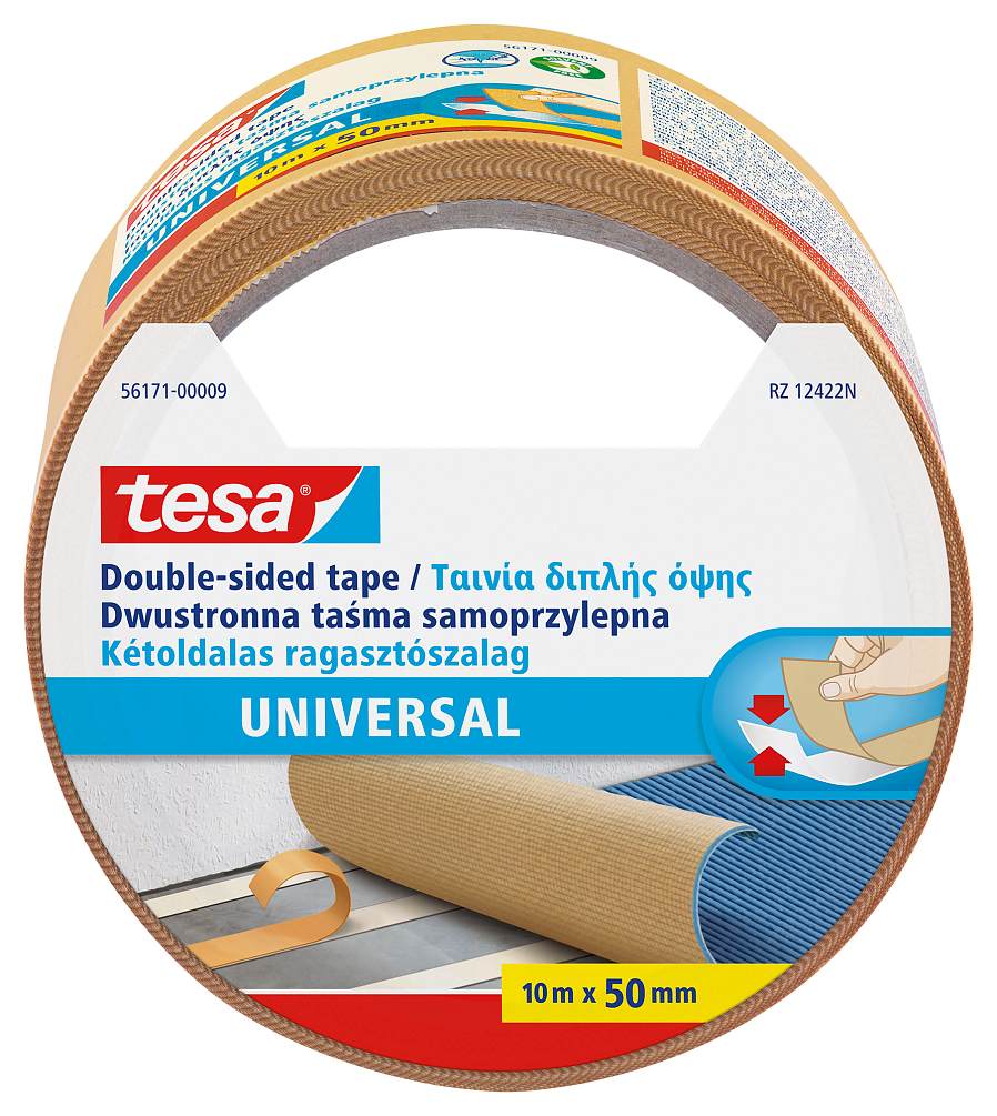Oboustranná páska Tesa 56171, 50 mm x 10 m, podlahová páska