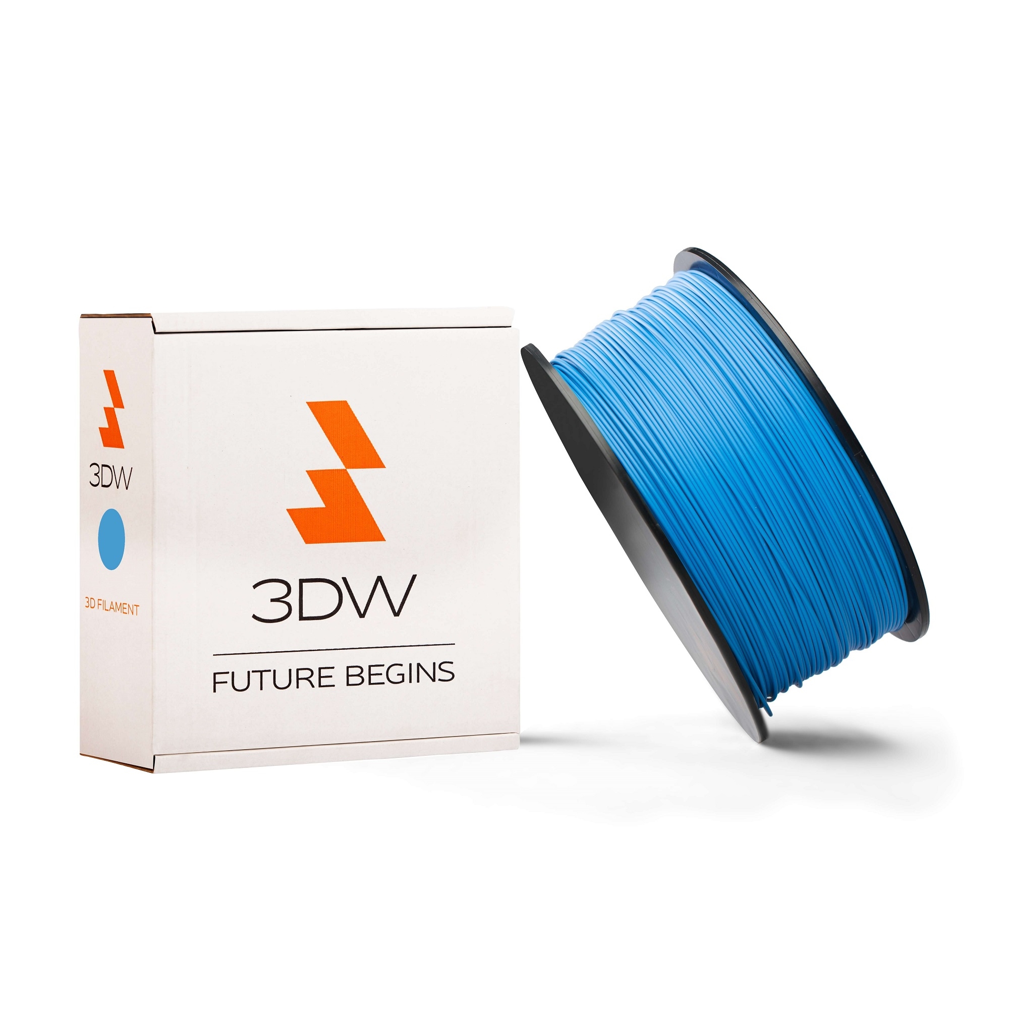 Tisková struna 3DW (filament) ABS, 2,9mm, 1kg, modrá, 220-250°C