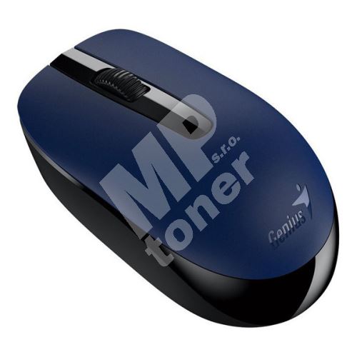 Myš Genius NX-7007, 1200DPI, 2.4 [GHz], optická, 3tl., bezdrátová USB, černo-modrá 1