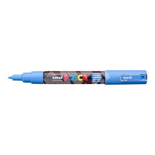 Uni Posca PC-1M akrylový popisovač, 0,7 mm, nebesky modrý 1