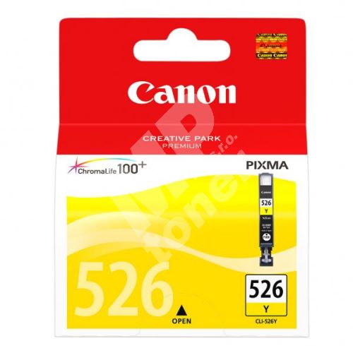 Cartridge Canon CLI-526Y, yellow, 4543B001AA, originál 4