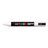 Uni Posca PC-5M akrylový popisovač, 2,5 mm, bílý 2 (1)