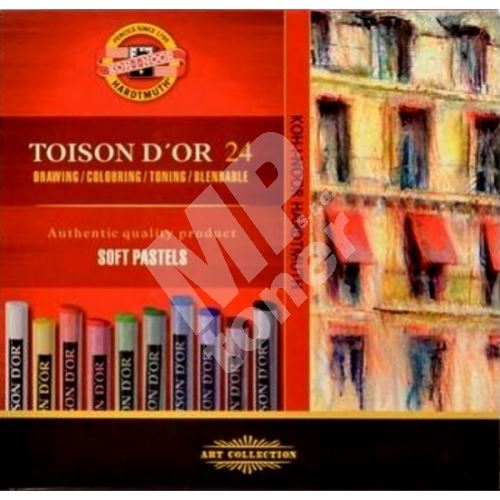 Koh-i-noor Křídy prašné Toison Dor 8514/24, sada 24 barev 1