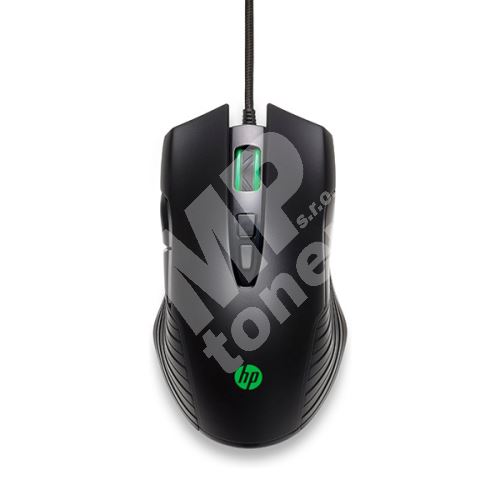 Myš HP X220, 3600DPI, optická, 7tl., drátová USB, černá 1