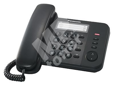 Telefon Panasonic KX-TS 520FXB černý 1