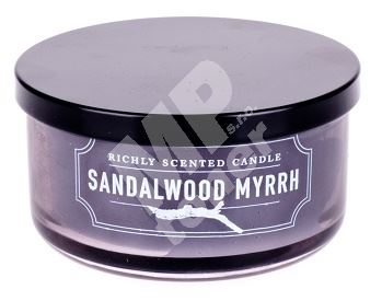 DW Home Vonná svíčka ve skle Myrta a santalové dřevo - Sandalwood Myrrh, 4,6oz 1