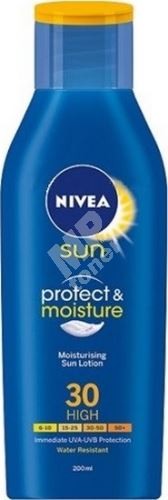 Nivea Sun Protect & Moisture hydratační mléko na opalování OF30 200 ml 1