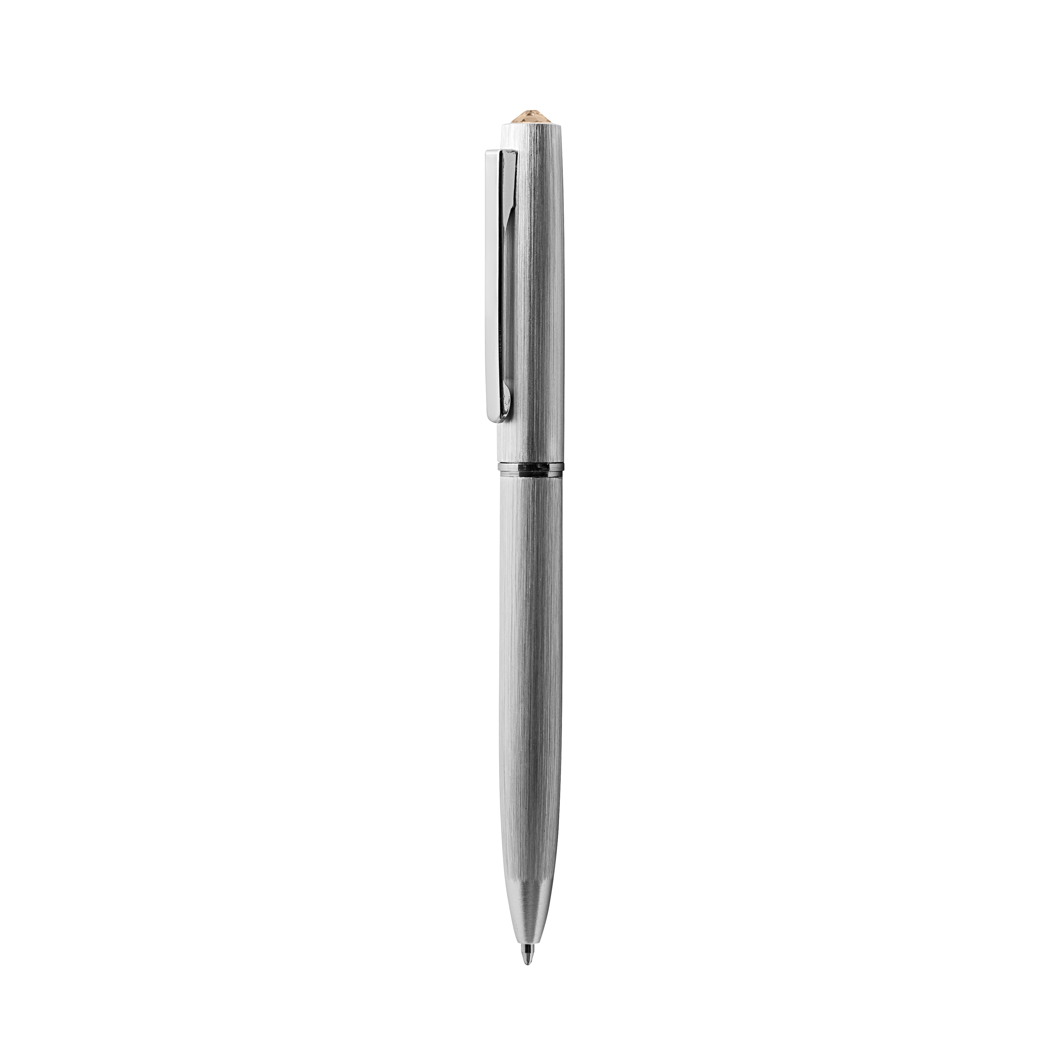 Kuličkové pero Art Crystella Oslo, černá se zlatým krystalem Swarovski, 13cm