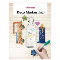 Popisovač Monami Deco Marker 463 XF, hrot 0,7 mm, yellow 3 (2)
