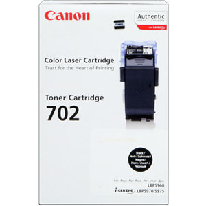 Toner Canon CRG-702, LBP 5960, černá, 9645A004, CRG702, originál