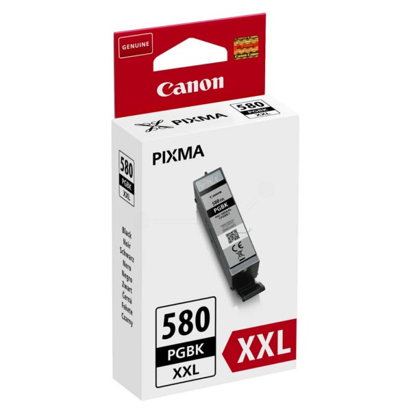 Inkoustová cartridge Canon PGI-580PGBK XXL, Pixma TS6151, 1970C001, black, originál