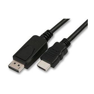 Video kabel DisplayPort-HDMI, M/M, 1m