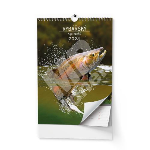 Nástěnný kalendář - Rybářský kalendář  - A3 1