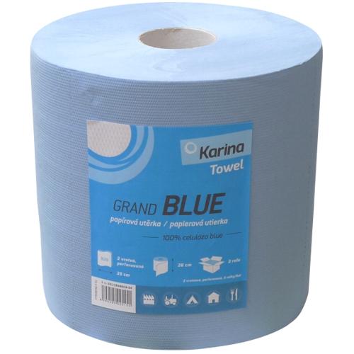 Papírový ručník Karina Blue 920 2vrstvý, šíře 26cm, celulóza