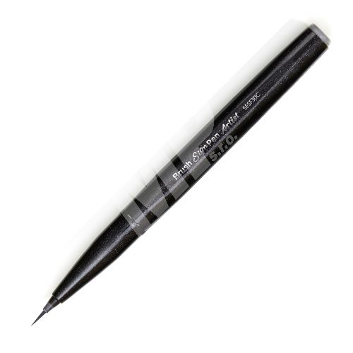 Pentel Sign Pen Artist SESF30C, barevný štěteček, šedý 4