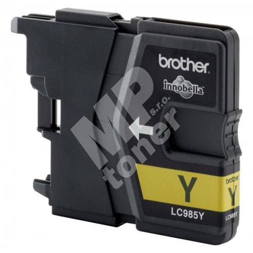 Cartridge Brother DCP-J315W, LC-985Y, yellow, originál 1