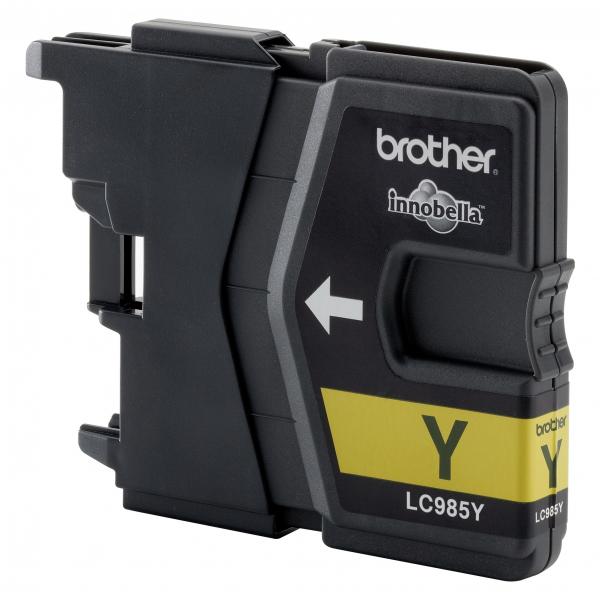 Inkoustová cartridge Brother LC-985Y, DCP-J315W, yellow, originál