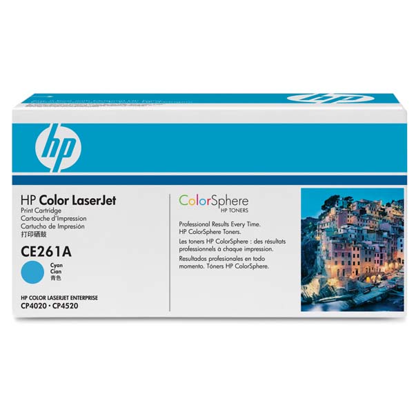 Toner HP CE261A, Color LaserJet CP4025, CP4525 cyan originál