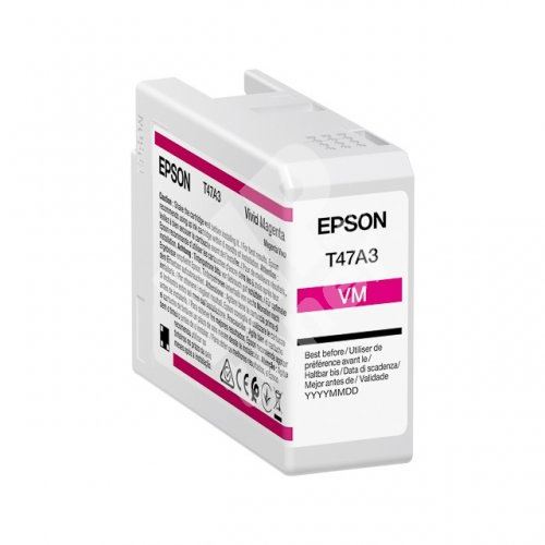 Inkoustová cartridge Epson C13T47A300, SC-P900, vivid magenta, originál 1