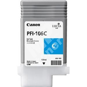 Cartridge Canon PFI106C, 6622B001, cyan, originál 1