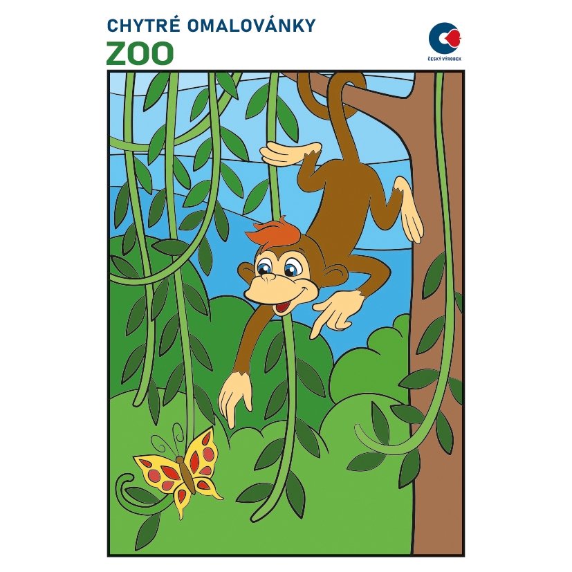 Omalovánka A5, Chytré omalovánky - Zoo