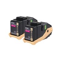 Toner Epson C13S050607, Aculaser C9300N, magenta, double pack, originál