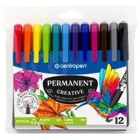Popisovače Centropen 2896/12 Permanent Creative 12 barev