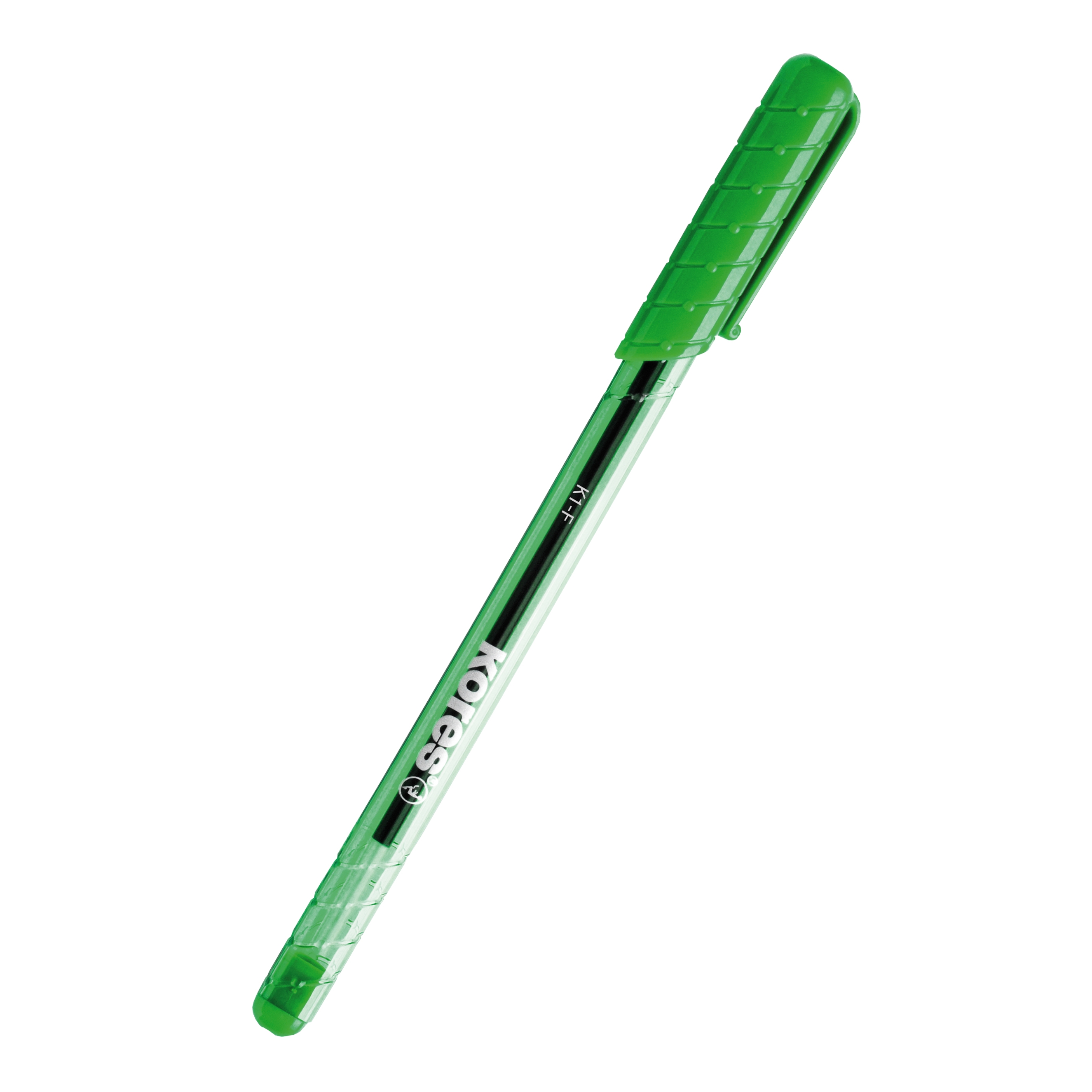 Kuličkové pero Kores K1, zelené