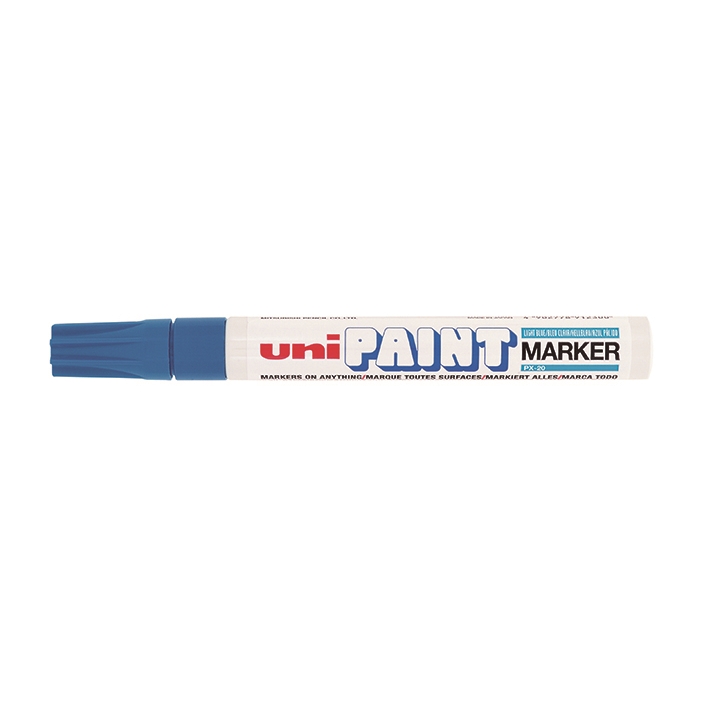 Lakový popisovač Uni Paint Medium PX-20, 2,2-2,8 mm, světle modrý