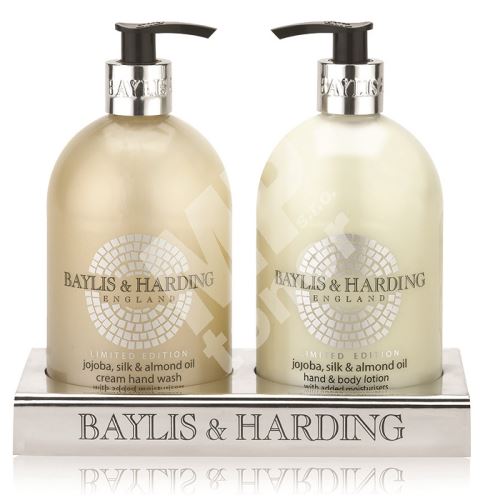 Baylis & Harding Tekuté mýdlo + Mléko na ruce - Jojoba, Hedvábí a Mandlový olej, 1