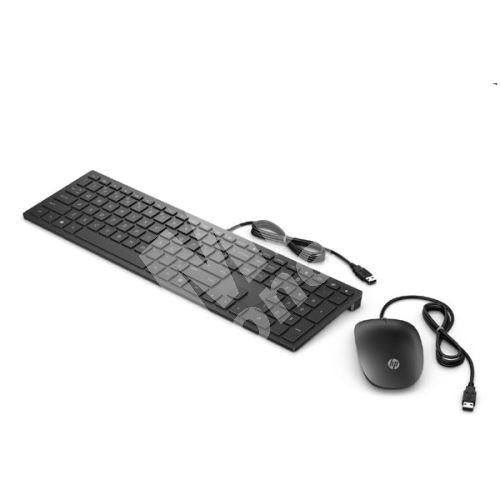 Sada klávesnice s myší HP Pavilion Deskset 400, CZ, drátová (USB), černá 1