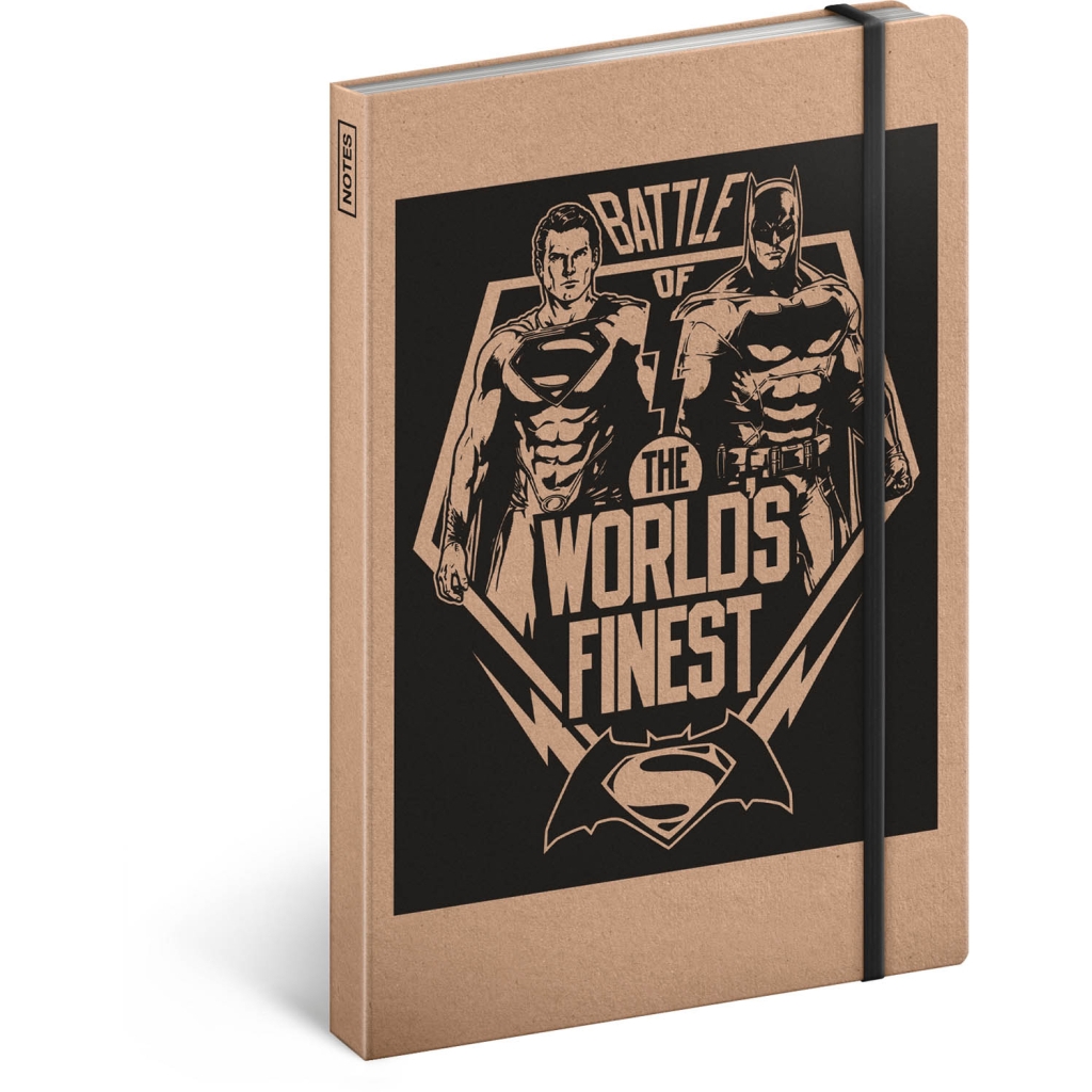 Notes Notique Batman vs. Superman, Battle, linkovaný, 13 x 21 cm