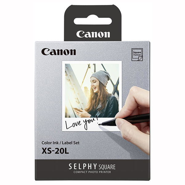 Samolepící fotopapír Canon XS-20L papír + ink, termosublimační, 4119C002, bílý, 20 ks