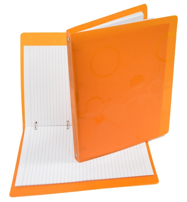 Poznámkový blok Neo Colori A4 Karisblok barevný, průhledný, oranžový