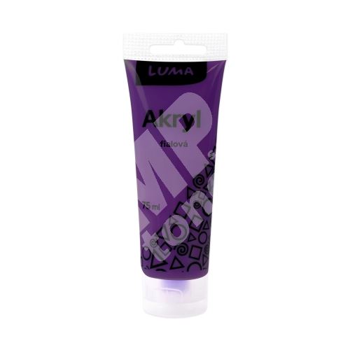 Barvy akrylové Luma, fialová, 75ml 1