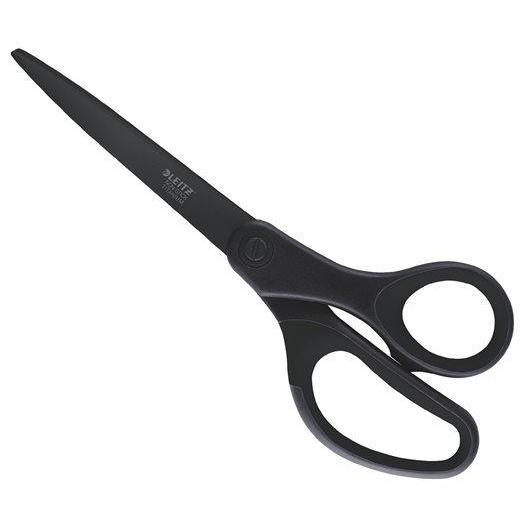 Kancelářské nůžky Leitz Titan, s nepřilnavou úpravou, 20,5 cm, černé
