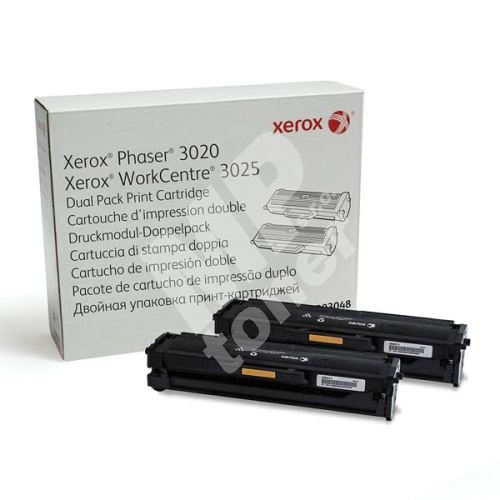 Toner Xerox 106R03048, black, 2-pack, originál 1